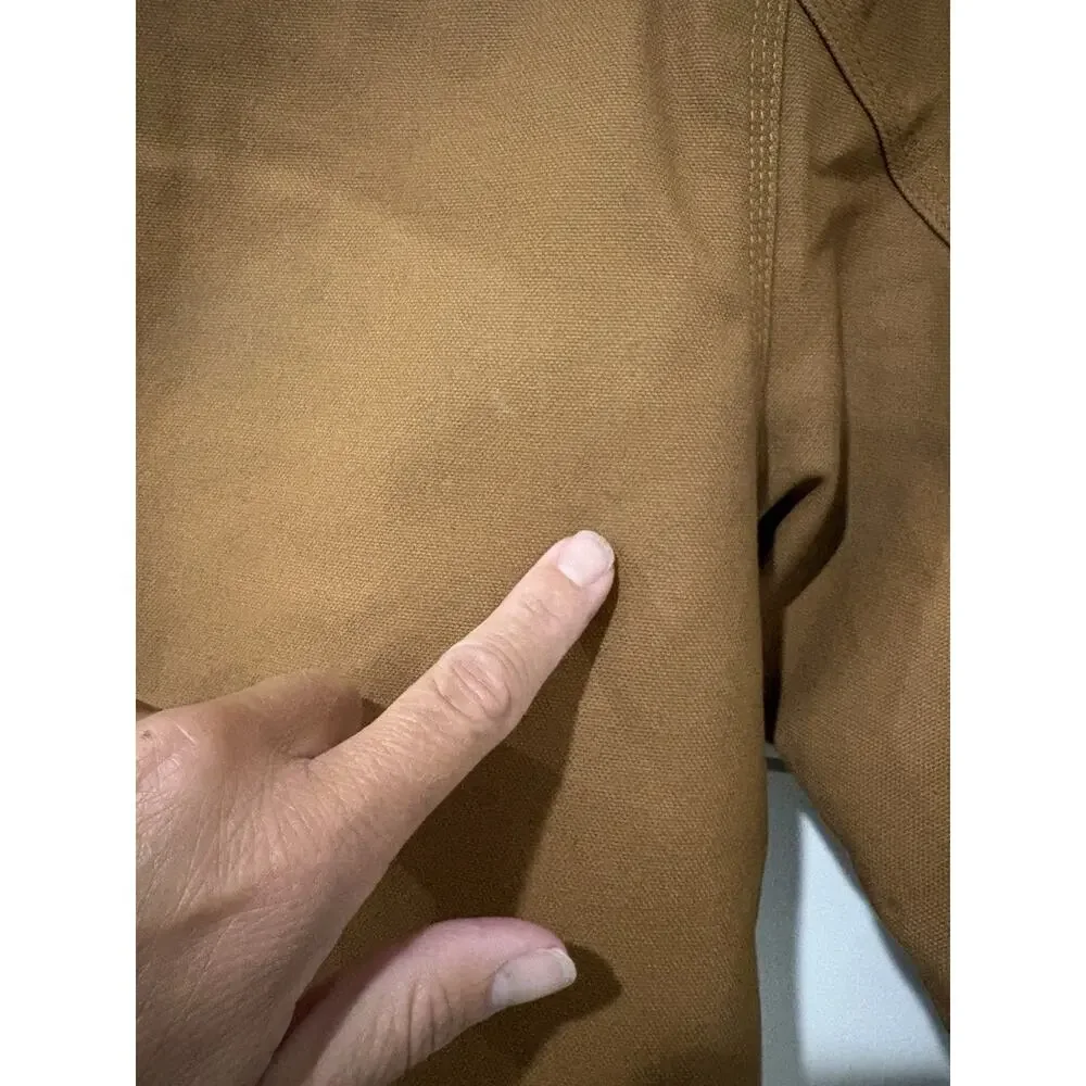 Carhartt | Boy's Coat Jacket Canvas Insulated Lined Brown- Size Medium 10 12